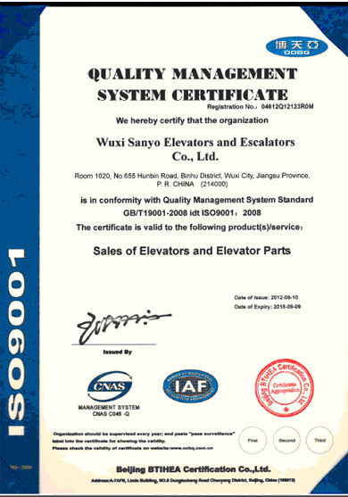 ISO Certificate